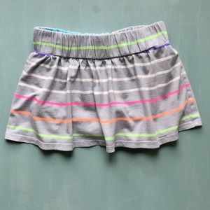 CIRCO | Skort | Gray & Neon Striped | Size 7/8